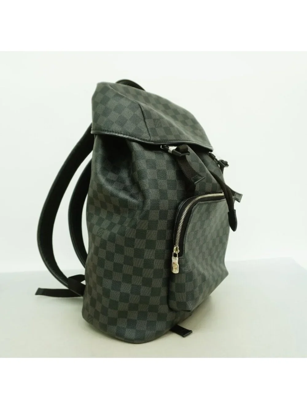 Louis Vuitton Backpack Damier Graphite Zack Black Gray